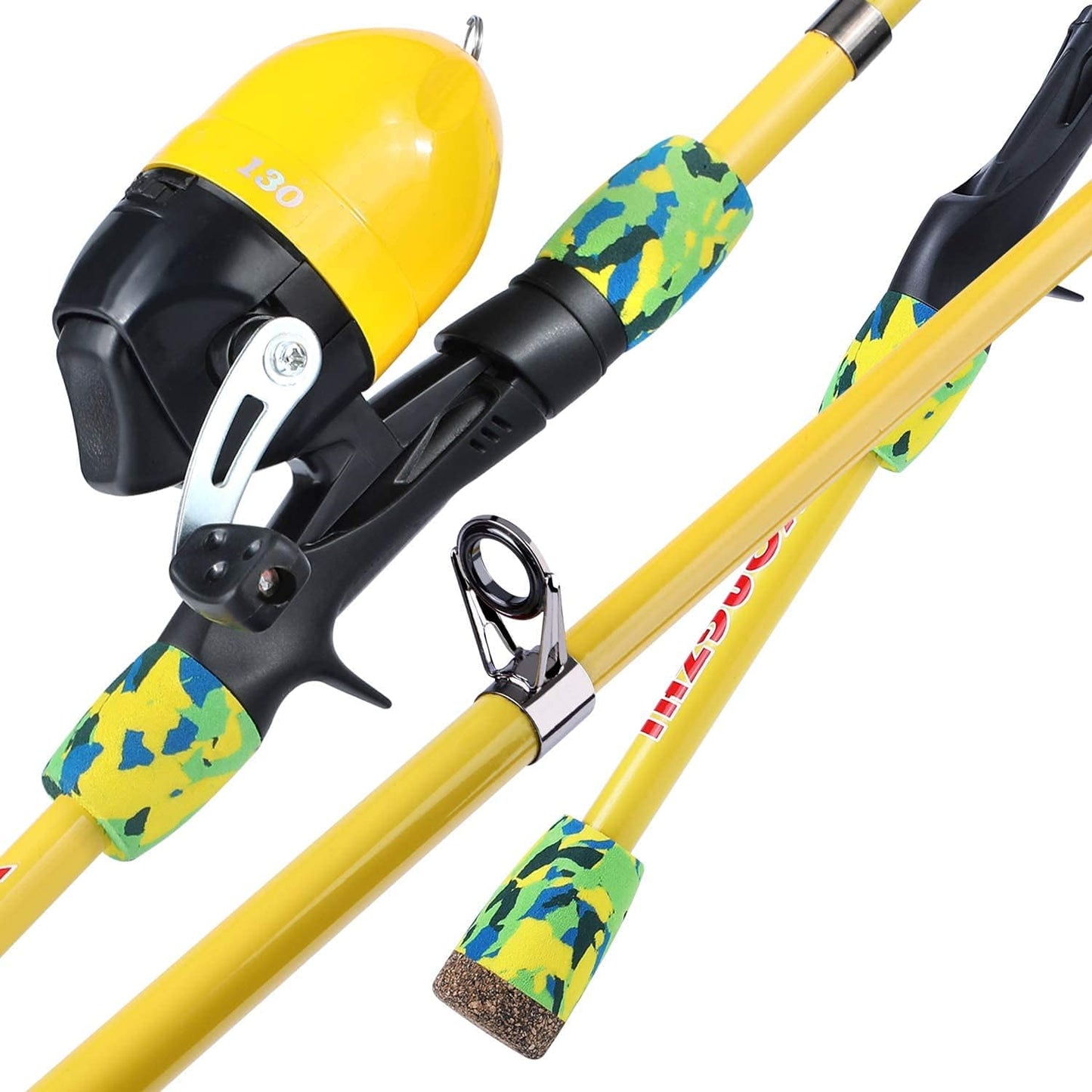 Kids Fishing Rods,Portable Telescopic Fishing Rod and Reel Combo, with Fishing Line Lures Spincast Fishing Tackle Bag for Youth, Girls and Boys Traveling Kid Fishing Pole
