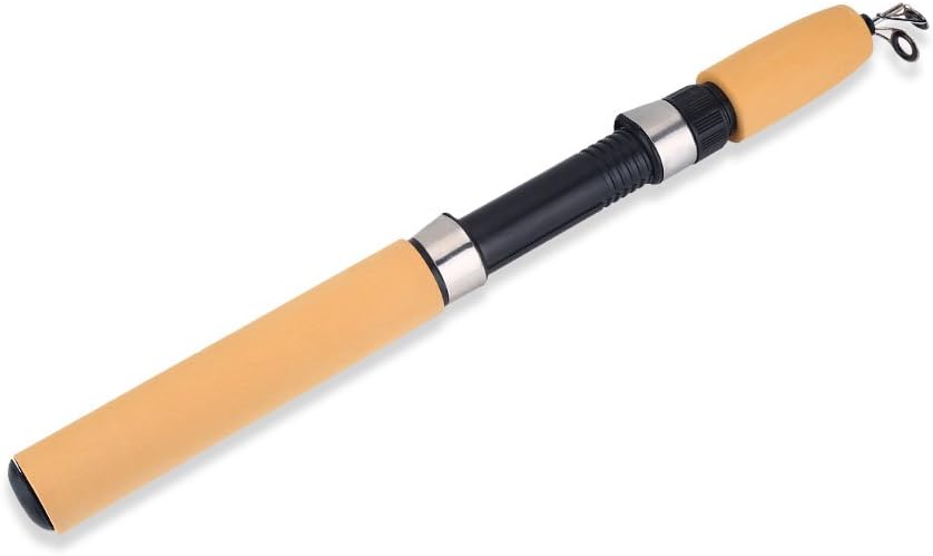 Telescopic Fishing Rod, Portable Ice Fishing Rod, Outdoor Winter Fishing Rod Pole, Carbon Fiber Retractable Mini Fishing Pole, Fishing Tackle Tool, Travel Fishing Rod Tool