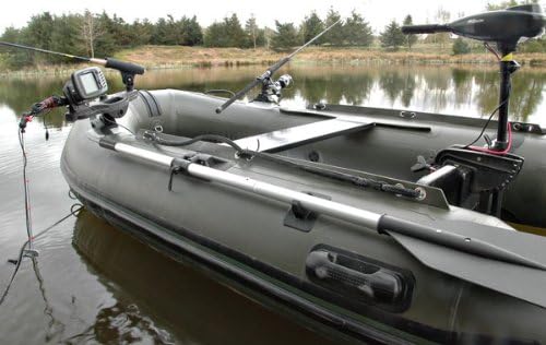 MARINE OLIVE GREEN INFLATABLE FISHING SPORTS AIR RIB BOAT 2.7M ALU DECK