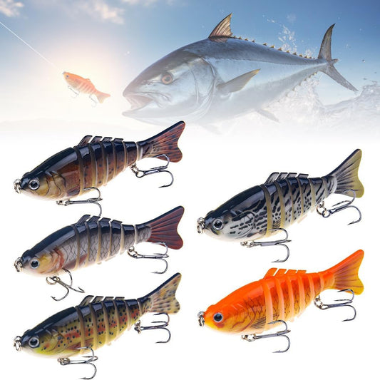 Robotic Fishing Lure, 2025 Upgrade 3D Swimming Bait for Freshwater & Saltwater, Fishing Gear Attracts Fishing Lures Walleye Trout Bass, Fishing Lures for Beginners, Amateurs and Professionals