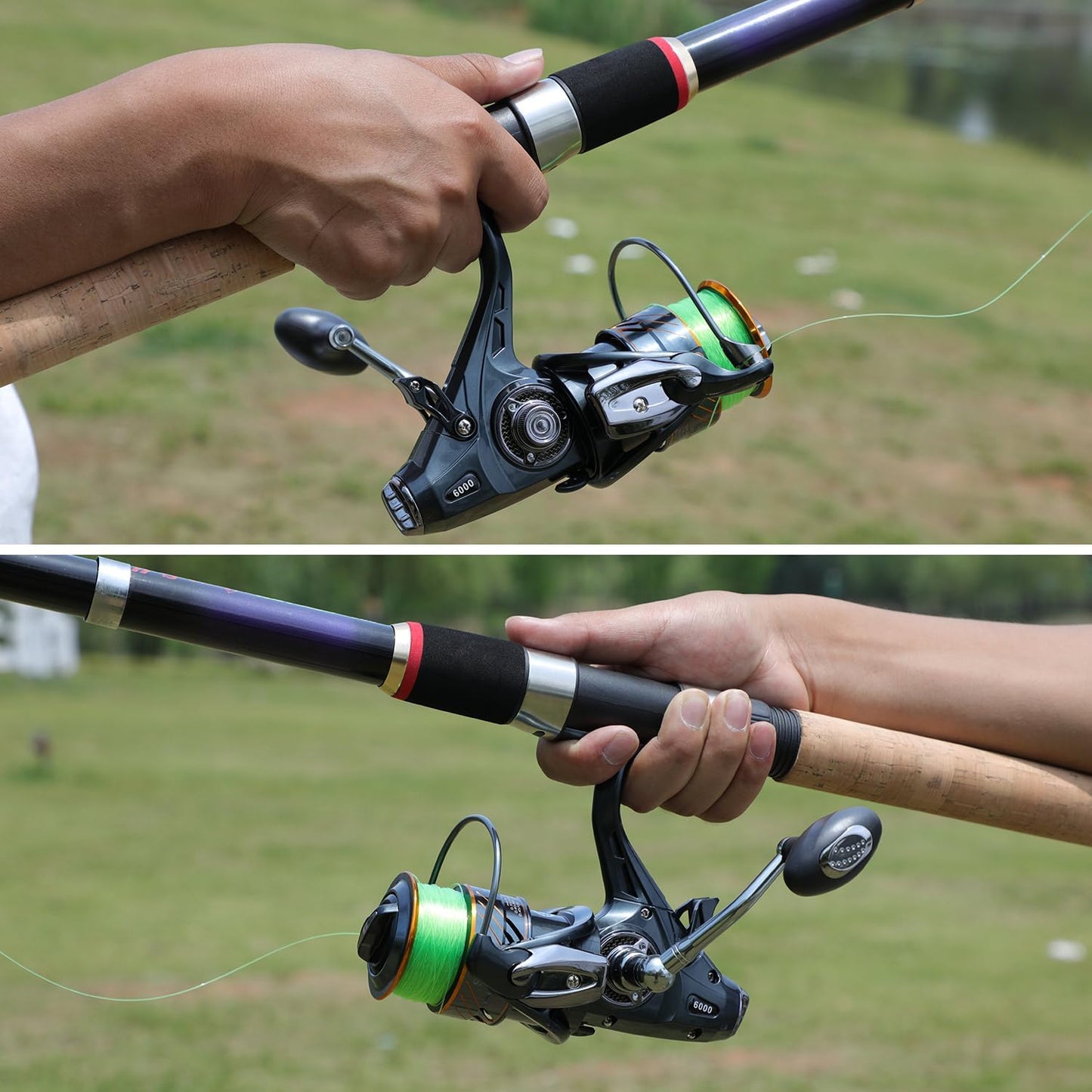 Carp Fishing Reel，5+1 Shielded Stainless Steel Bb-Carbon Fiber Drag Carp Reels, for Saltwater or Freshwater Spinning Reels, Fishing Reels