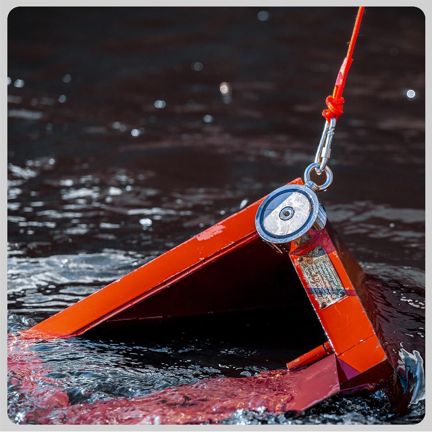 Magnet Fishing Kit - 300 KG (700Lb) - Ø60Mm - Super Strong Neodymium Magnet with Rope (20M), Carabiner, Gloves, Threadlocker - Magnetic Powerful Magnets